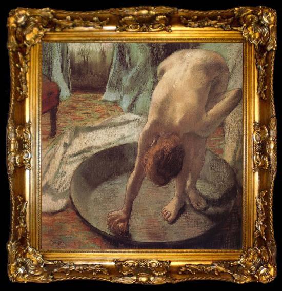 framed  Edgar Degas Tub, ta009-2